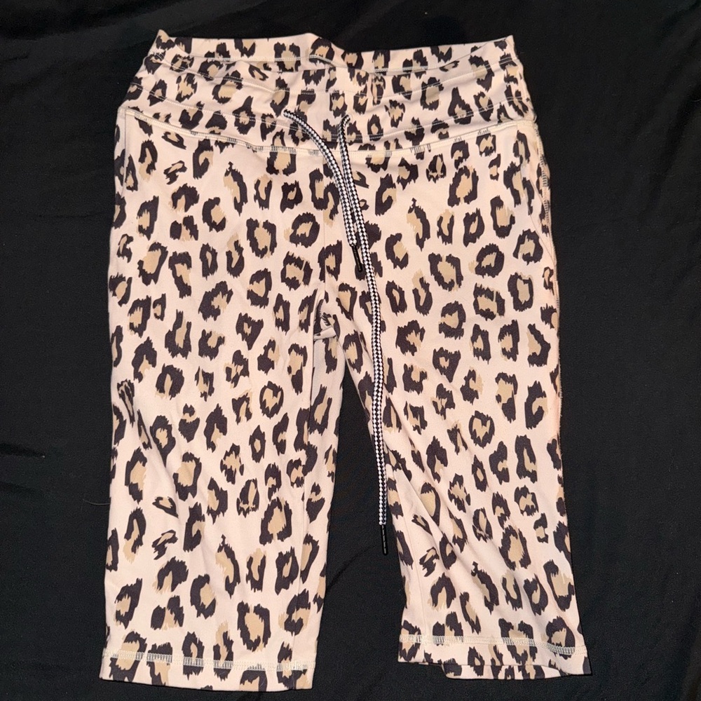 Leopard Print Bike Shorts